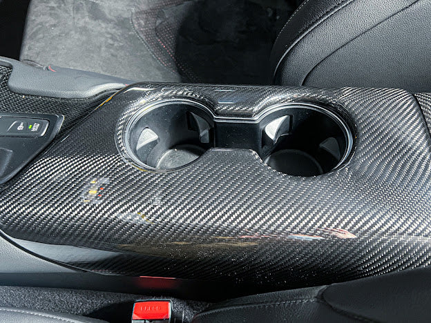 2020-Up Toyota GR Supra A90 A91 | Factory Style DRY CARBON FIBER Center Console Arm Rest Panel Cover