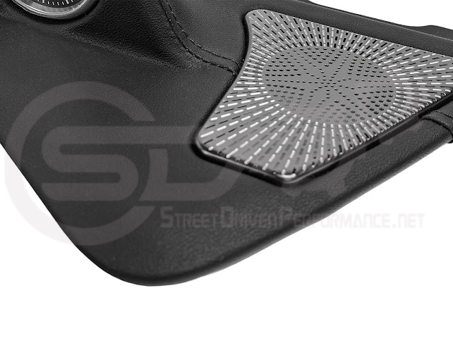 2020-Up Cadillac CT4 | Leather Dashboard Center Analog Clock & Speaker Pod (Fits all Models)