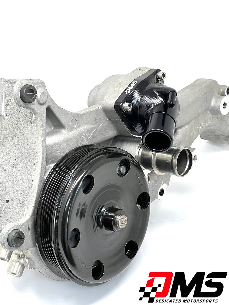 DMS Black Billet Thermostat Housing with LS3 Style 160 Degree Thermostat for all Gen V LT Engines