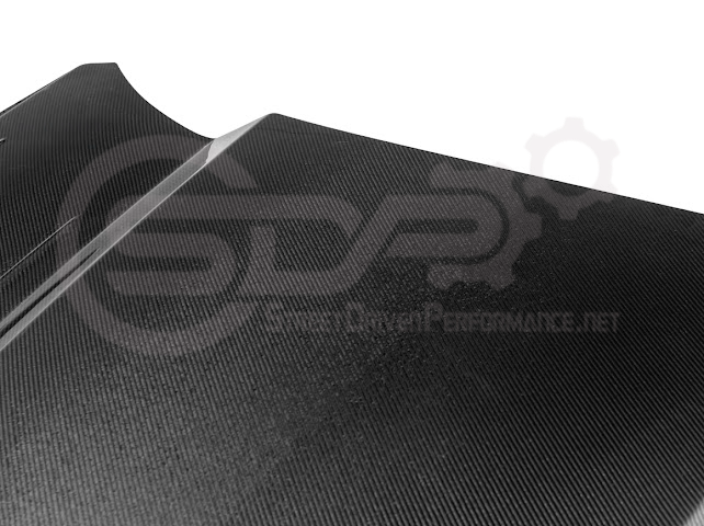 2024-Up Ford Mustang S650 | Terminator Style CARBON FIBER Front Vented Hood