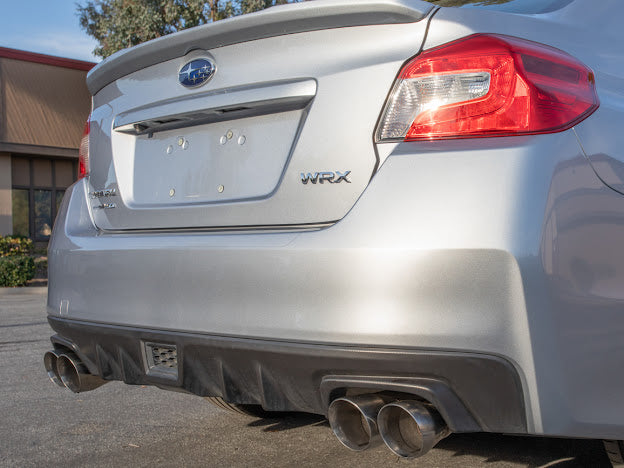 2015-2021 SUBARU WRX STI | MUFFLER DELETE QUAD TIPS CAT-BACK EXHAUST WITH CHROME TIPS