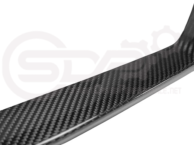 Dry carbon fiber rear diffuser exhaust bezel for 2023-up Chevy Corvette C8 Z06 and ZR1, by Street Driven Performance.