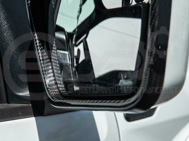2021-UP FORD F-150 | CARBON FIBER FACTORY STYLE SIDE MIRROR FRAMES PAIR