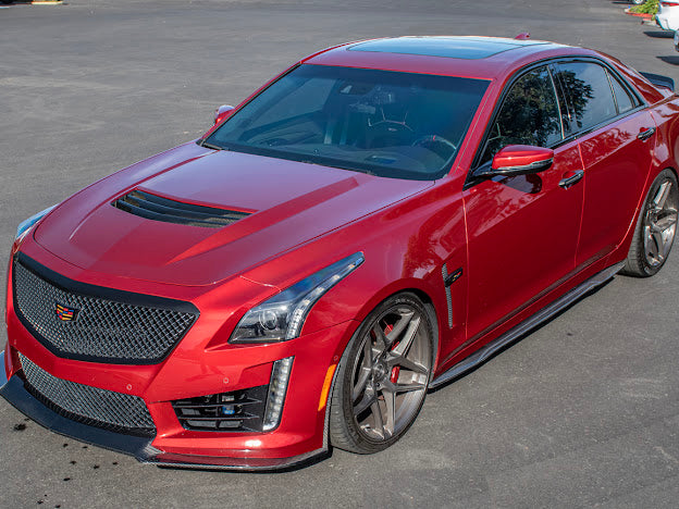 2016+ Cadillac CTS-V V3 - Front Lip Splitter Ground Effects
