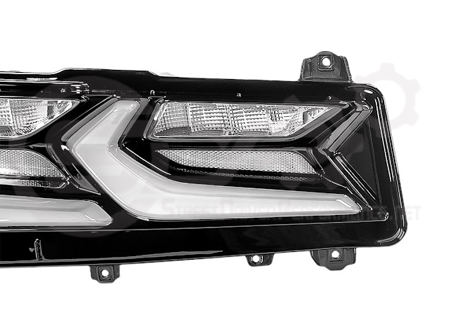 2020-Up Chevrolet Corvette C8 | Euro Style Sequential Signal LED Rear Taillights Pair (Clear or Smoke Lenses)