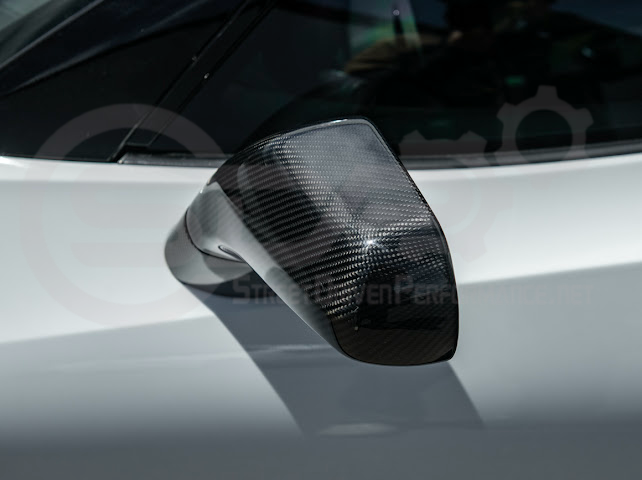 2014-2019 Chevrolet Corvette C7 | Factory Style CARBON FIBER Full Mirror Cap Covers Pair