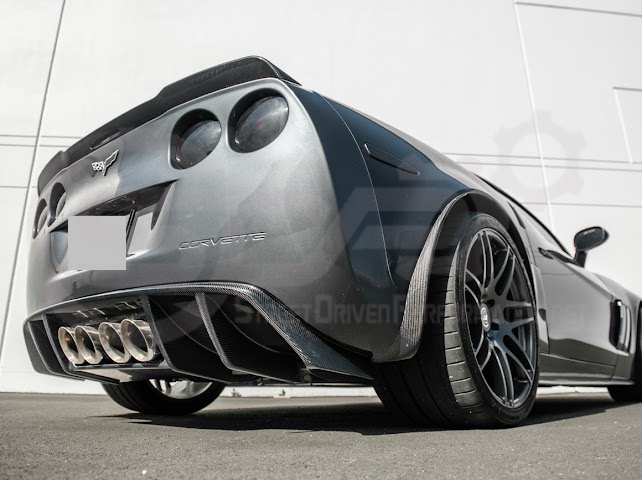 2005-2013 CORVETTE C6 | AGGRESSIVE STYLE REAR BUMPER DIFFUSER
