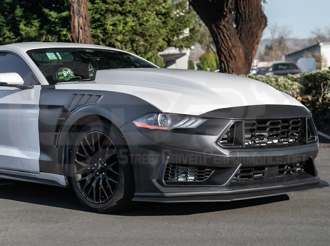 2018-2023 FORD MUSTANG GT500 KR STYLE FRONT SIDE VENTED FENDERS PAIR
