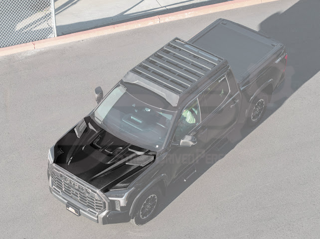 2022-UP TOYOTA TUNDRA | SDP CARBON FIBER FRONT VENTED HOOD WITH SIDE VENTS