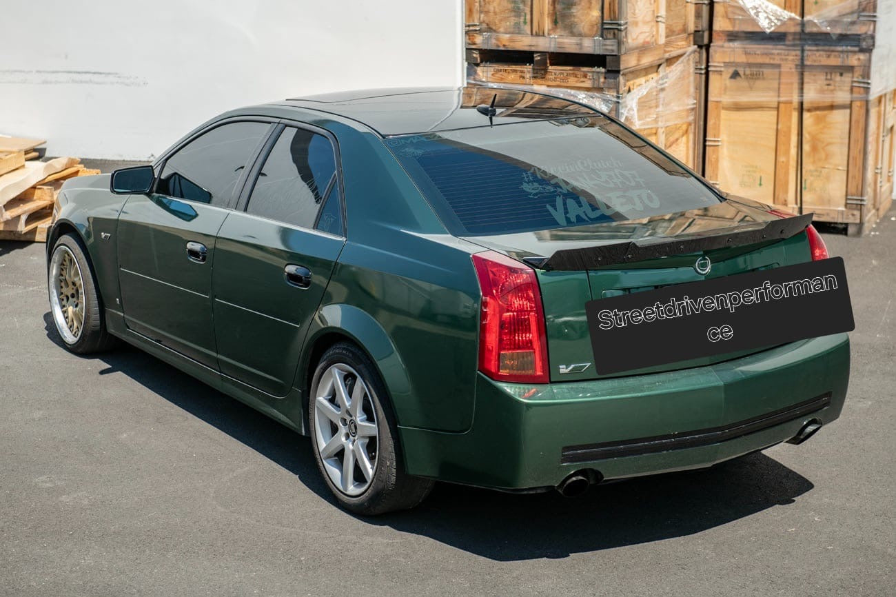 2003-2008 Cadillac CTS-V, V1 | SDP Performance Style CARBON FIBER Wickerbill Spoiler Wing