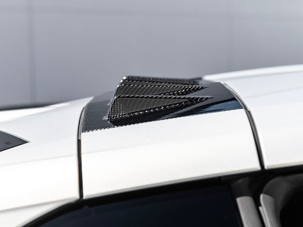 2020+ CHEVROLET CORVETTE C8 COUPE | CARBON FIBER REAR ROOF WING SPOILER VORTEX GENERATORS