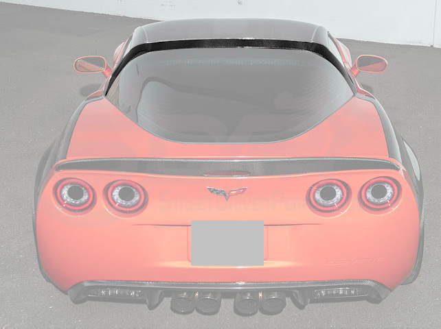 2005-2013 C6 Corvette - Carbon Fiber B-Pillar / Halo Cover