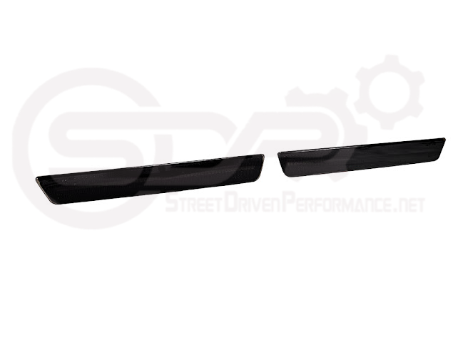 2015-2023 Dodge Challenger | Rear Bumper Side Marker Lens w/ Red LED Reflector Light Pair (Clear / Red / Smoke)