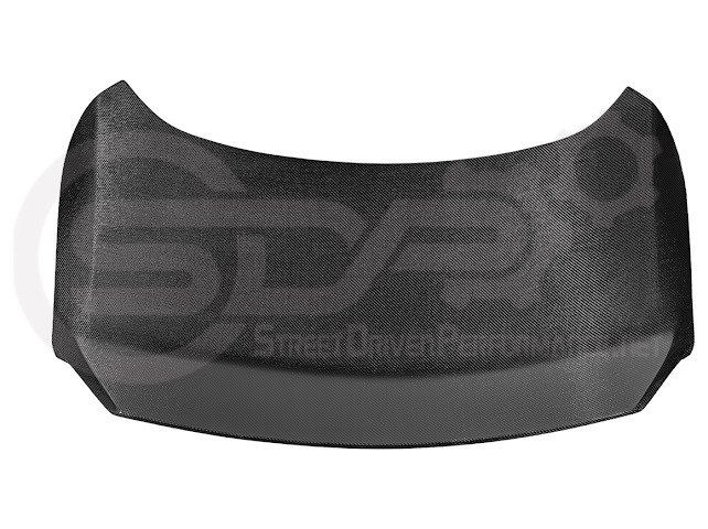 2024-Up Ford Mustang S650 | Factory Integrated Ducktail Style Carbon Fiber Replacement Rear Trunk Lid