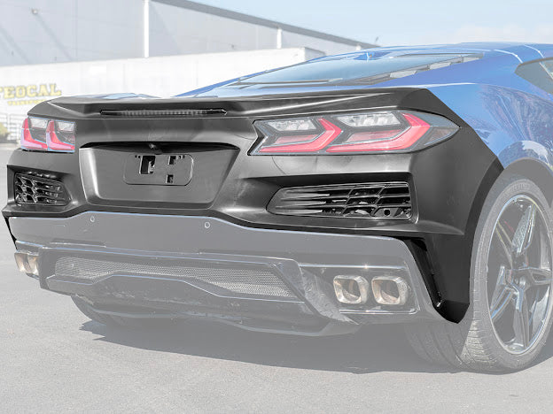 2020-PRESENT CORVETTE C8 STINGRAY & Z51 | Z06 CONVERSION REAR BUMPER & SPOILER KIT
