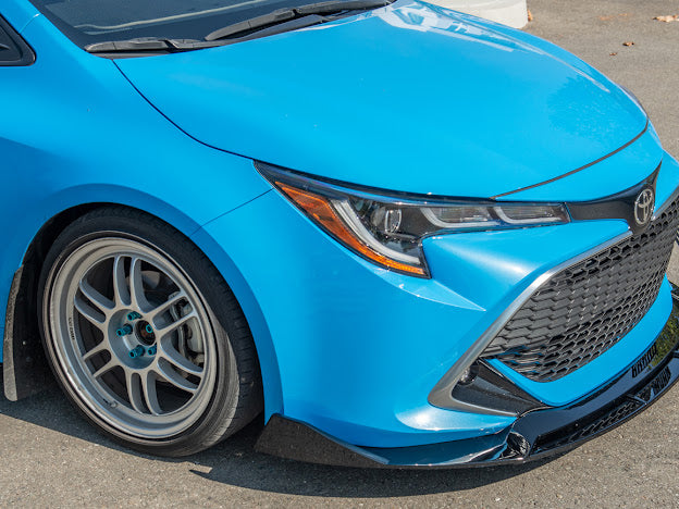 2019-UP TOYOTA COROLLA HATCHBACK | JDM PERFORMANCE PACKAGE FRONT SPLITTER LIP GROUND EFFECTS