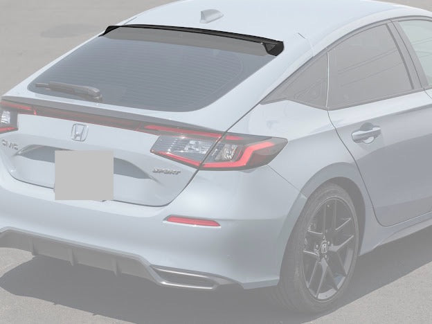 2022-UP HONDA CIVIC HATCHBACK | JDM STYLE REAR ROOF WINDOW VISOR