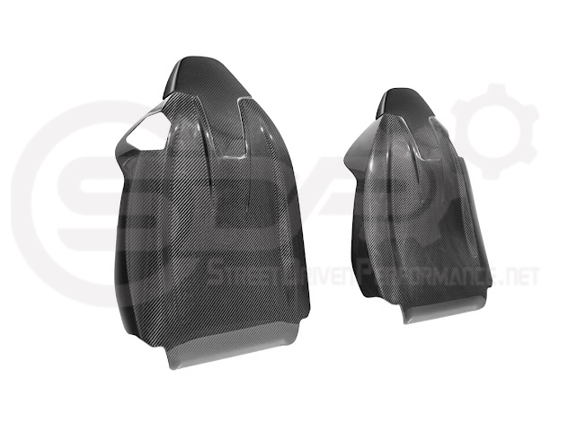 2021+ BMW G87 G80 G82/G83 M2 M3 M4 | DRY CARBON FIBER TAPE-ON FULL SEAT BACK HEADREST COVER PAIR