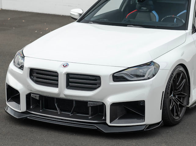 2023-Up BMW G87 M2 | M-Performance Style Carbon Fiber Front Lower Center Grille Replacement