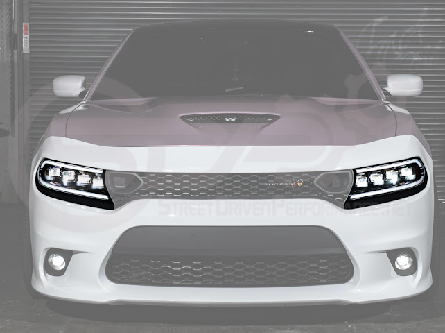 2015-2023 Dodge Charger|  SDP Performance LED DRL Sequential Signal Projector Headlights (Pair)