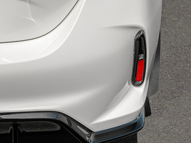 2023-Up Honda Civic FL5 Type-R  | JDM Style CARBON FIBER Rear Hatch Vent Trim Replacement (Pair)