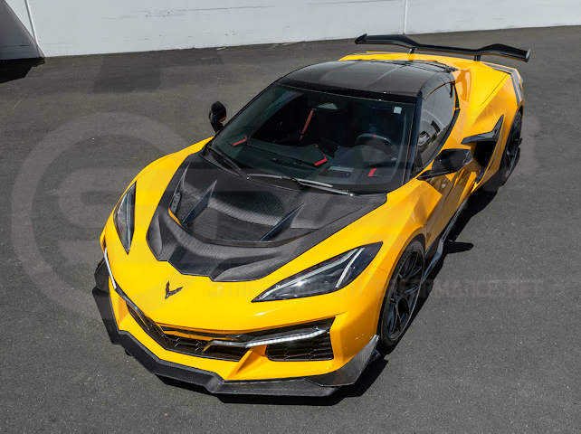 *IMPERFECTION / DISCOUNTED* 2020+ Corvette C8 | ZR1 Style Replica CARBON FIBER Front Hood