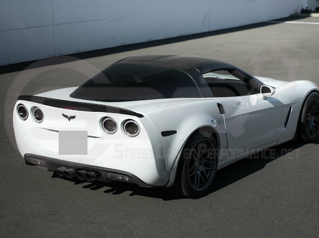 2005-2013 CHEVROLET CORVETTE C6 | SDP PERFORMANCE STYLE MATTE BLACK REAR TRUNK LID WING SPOILER