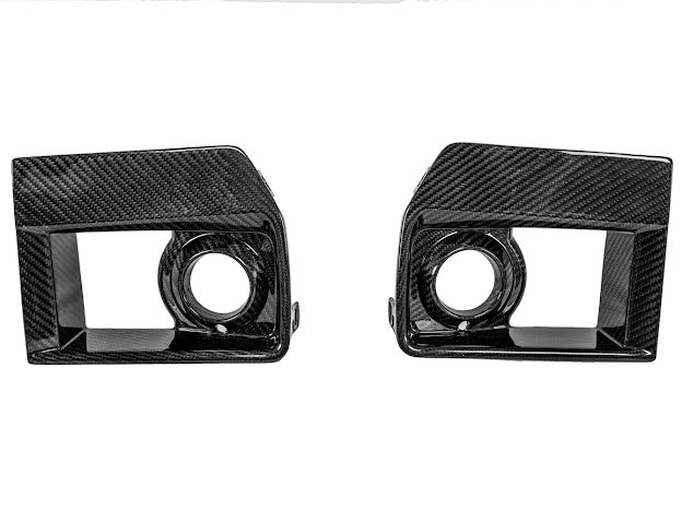 2009-2015 Cadillac CTS-V V2 - Carbon Fiber Fog Light Bezels / Covers