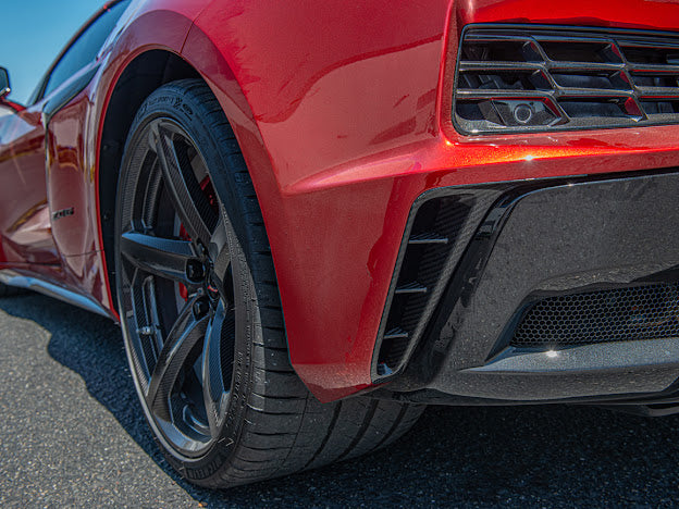 2023+ CHEVROLET CORVETTE C8 Z06 |REAR DIFFUSER SIDE VENT COVER PAIR