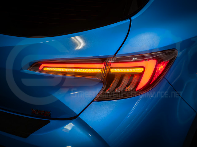 2019-UP COROLLA HATCHBACK GR SEQUENTIAL SIGNAL LED CLEAR REAR TAILLIGHTS PAIR