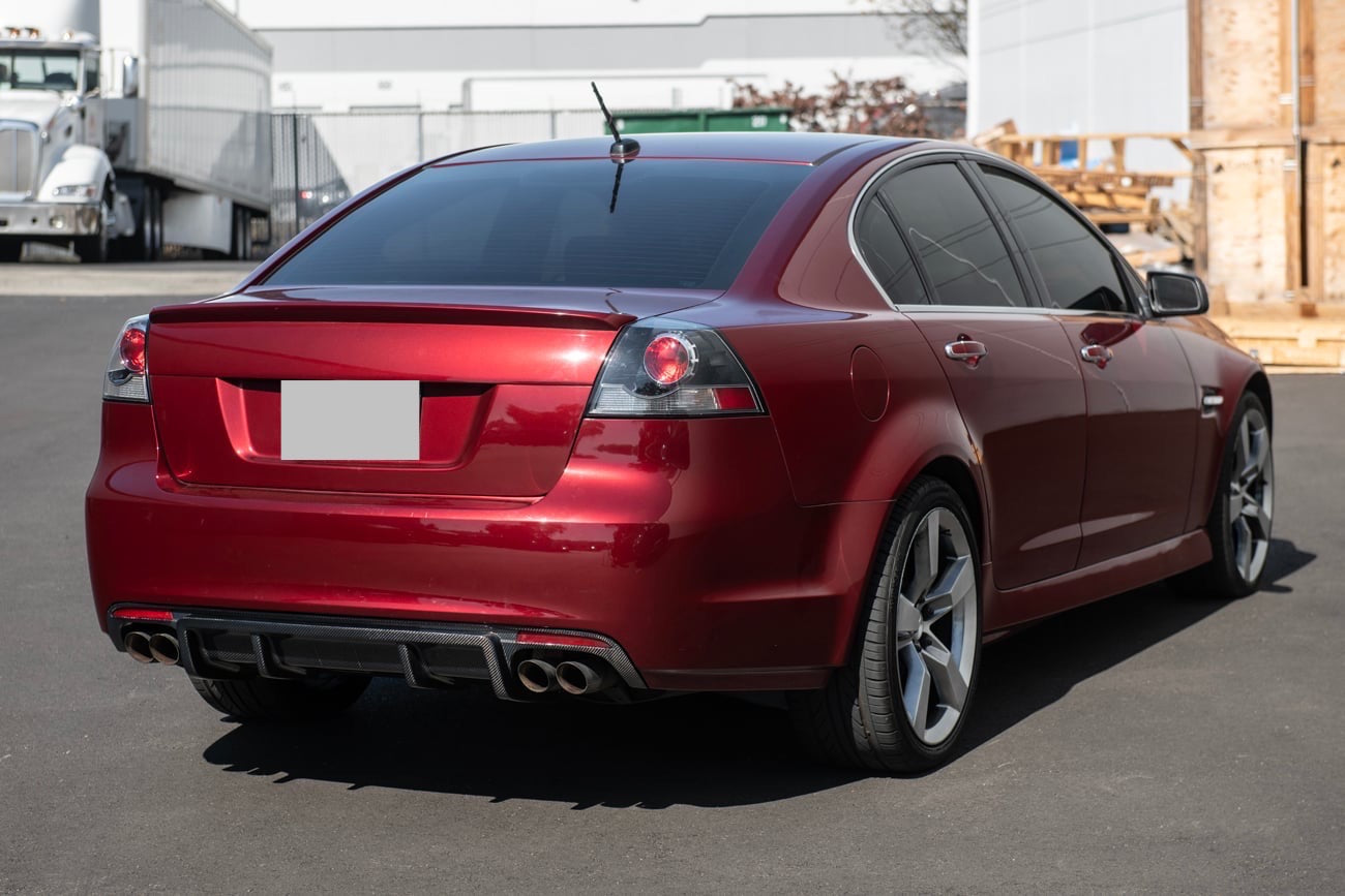 *IMPERFECTION / DISCOUNTED* 2008-2009 PONTIAC G8 CARBON FIBER GXP STYLE REAR DIFFUSER