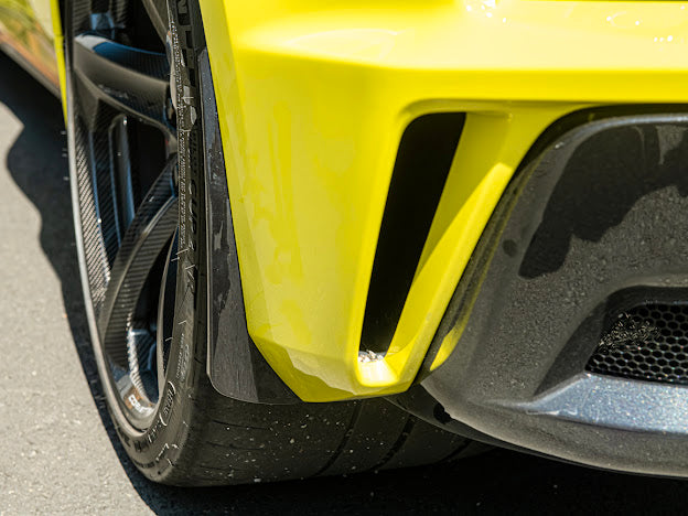 2023+ CHEVROLET CORVETTE C8 Z06 & E-RAY | CARBON FLASH XL EXTENDED FRONT SPLASH GUARD