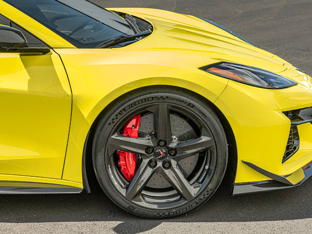 2023+ CHEVROLET CORVETTE C8 Z06 & E-RAY | MATTE BLACK XL EXTENDED FRONT SPLASH GUARD