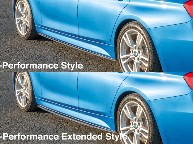 2012-2018 BMW F30 / F31 3-Series | M-Sport EXTENDED Style CARBON FIBER Side Skirts Rocker Panel Ground Effects