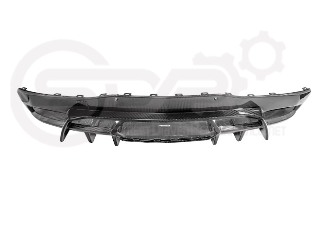 2023-UP CHEVROLET CORVETTE C8 Z06 | SDP PERFORMANCE PACKAGE CARBON FIBER REAR BUMPER FINNED DIFFUSER