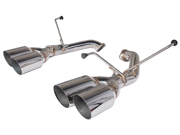 2022-UP SUBARU WRX | AXLE BACK MUFFLER DELETE DOUBLE WALL 4" QUAD TIPS EXHAUST (CHROME OR BURNT BLUE TIPS)