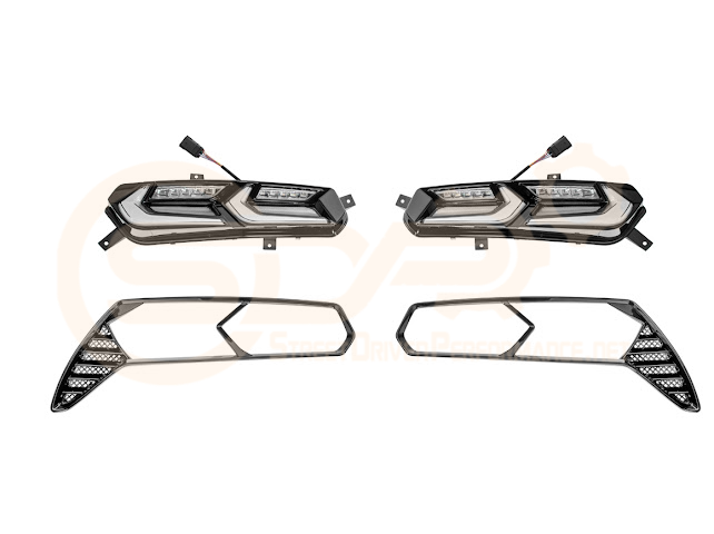 2014-2019 CORVETTE C7 SMOKE / CLEAR LENS REAR TAILLIGHT