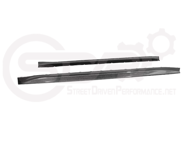 2021-UP BMW G80 M3 SEDAN | 3D STYLE CARBON FIBER ADD-ON SIDE SKIRTS ROCKER PANEL EXTENSION GROUND EFFECTS