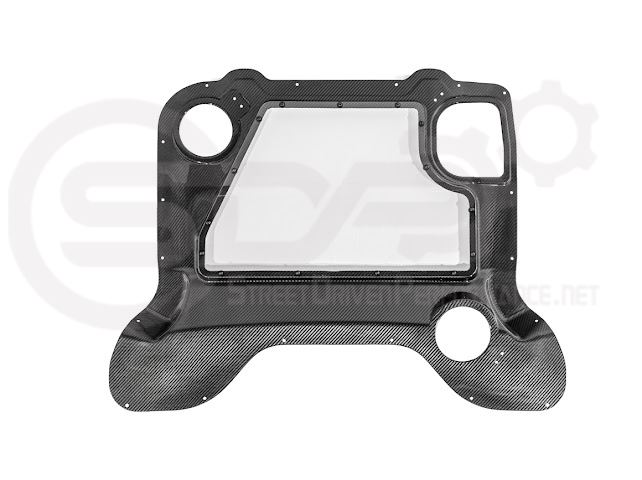 2020+ CORVETTE C8 CONVERTIBLE | HTC CARBON FIBER EXPOSED ENGINE BAY PANEL COVER REPLACEMENT