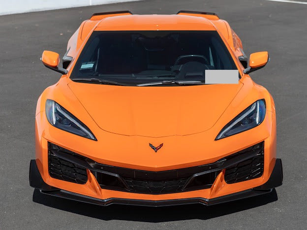 2023-Up Corvette C8 Z06 & E-Ray | “Z07 Performance Package” PAINTED CARBON FIBER Lip Splitter Ground Effects with Canards
