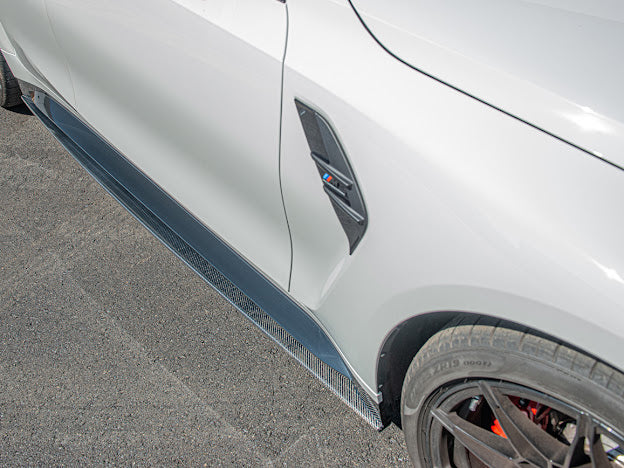 2021-Up BMW G80 M3 | M-Performance CARBON FIBER *ADD-ON* Side Skirts Extension Rocker Panel Ground Effects