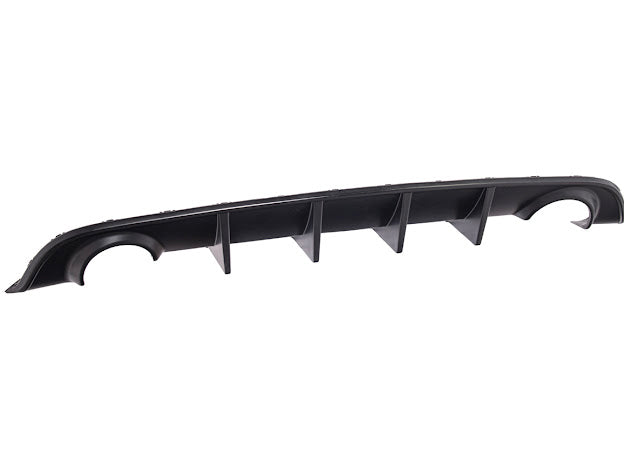 2015+ Dodge Charger SRT Style GLOSSY BLACK Rear Bumper Dual Exhaust Diffuser