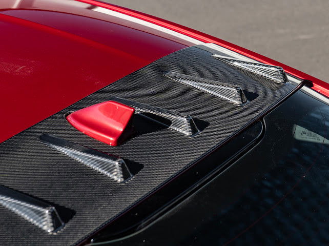 2024+ FORD MUSTANG S650 COUPE |   CARBON FIBER REAR ROOF WING SPOILER
