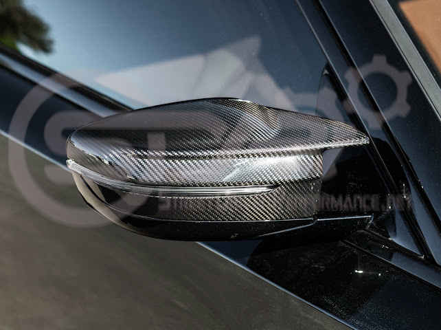 2021-UP BMW G87 M2 G80 M3 G82 M4 | FACTORY STYLE DRY CARBON FIBER MIRROR CAP REPLACEMENT PAIR