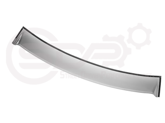 2003-2008 Toyota Corolla | JDM Tape-On Tinted Black Rear Roof Window Visor Guard