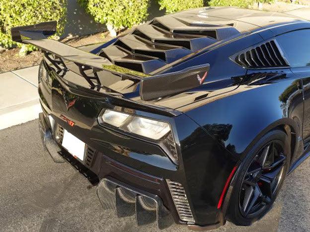 *BRAND NEW OPEN BOX / DISCOUNTED* 2019 CHEVROLET CORVETTE C7 ZR1 | CARBON FIBER REAR LID BASE SPOILER WING