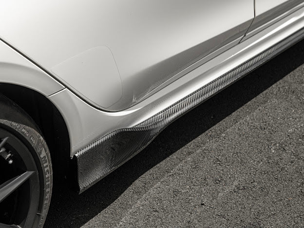 2022-UP HONDA CIVIC TYPE R | JDM STYLE CARBON FIBER SIDE SKIRTS ROCKER PANELS GROUND EFFECTS