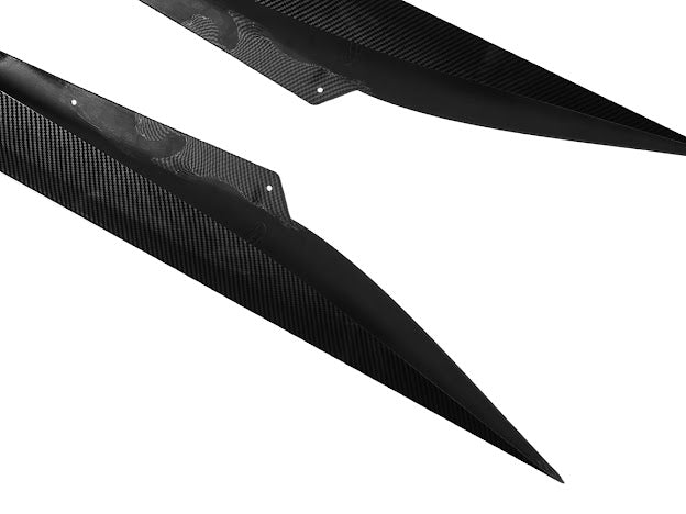 2020+ CHEVROLET CORVETTE C8 STINGRAY | Z06 PACKAGE SIDE SKIRTS ROCKER PANELS GROUND EFFECTS