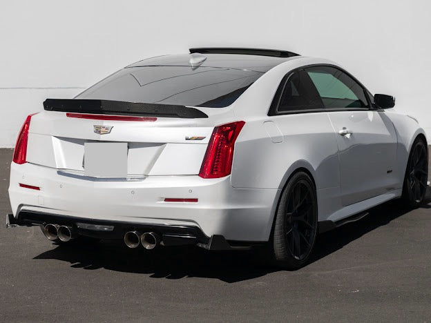 2016-2019 Cadillac ATS-V COUPE  | Wickerbill Trunk Spoiler Wing Carbon Fiber