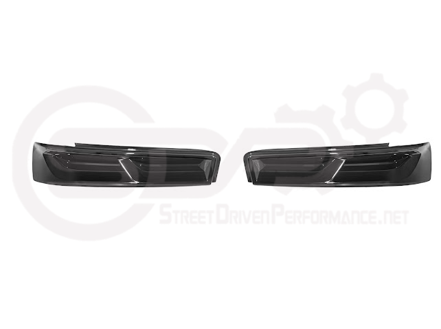2016-2018 CHEVROLET CAMARO | SMOKE TINTED REAR TAIL LIGHT TRIM BEZEL COVER PAIR